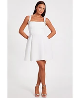 Quiz Women's Scuba Foam Mini Skater Dress