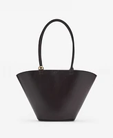 Mango Women's Metallic Detail Shopper Bag
