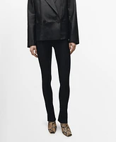 Mango Women's Zipped Hem Leggings