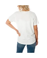 Gameday Couture Women's White Nebraska Huskers Volleyball Day Oversized T-Shirt