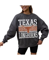 Gameday Couture Women's Charcoal Texas Longhorns Premium Fleece Pullover Sweatshirt