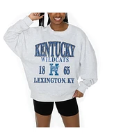 Gameday Couture Women's Ash Kentucky Wildcats Premium Fleece Pullover Sweatshirt