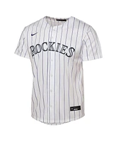 Nike Big Boys and Girls Kris Bryant White Colorado Rockies Home Replica Player Jersey