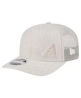 New Era Men's Light Beige Arizona Diamondbacks Flawless 9SEVENTY Stretch-Snap Hat