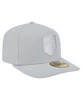 New Era Men's Gray Vegas Golden Knights Color Pack A-Frame 59FIFTY Fitted Hat
