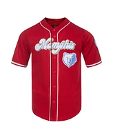 Pro Standard Men's Red Memphis Grizzlies 2024/25 City Edition Mesh Baseball Jersey