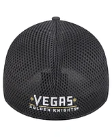New Era Men's Gray Vegas Golden Knights Linear Featherweight 39THIRTY Flex Hat