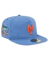 New Era Men's Blue New York Mets Championship Side Flag A-Frame 59FIFTY Fitted Hat
