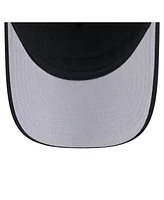 New Era Men's Black Los Angeles Dodgers Gradient 9FORTY A-Frame M-Crown Trucker Adjustable Hat