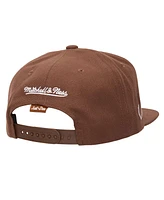 Mitchell & Ness Men's Brown San Diego Padres Just Don x Mlb Lux Script Snapback Hat