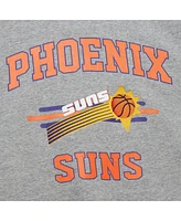 Mitchell & Ness Men's Heather Gray Phoenix Suns Hardwood Classics All Over 4.0 Pullover Sweatshirt