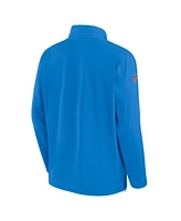 Nike Men's Powder Blue Los Angeles Chargers Sideline Coach Half-Zip Jacket