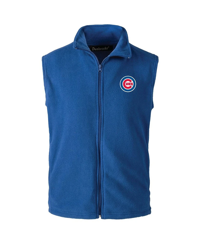 Dunbrooke Men's Royal Chicago Cubs Full-Zip Vest