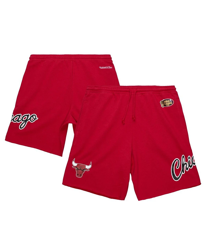 Mitchell & Ness Men's Red Chicago Bulls Game Day Shorts