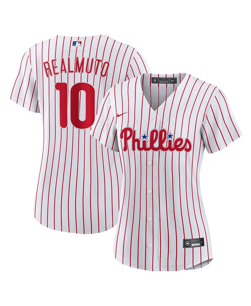 Nike Women's J.t. Realmuto White Philadelphia Phillies Home Replica Jersey