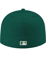 New Era Men's Green St. Louis Cardinals White Logo 59FIFTY Fitted Hat