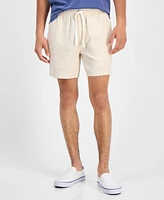 Sun + Stone Men's Chase Regular-Fit 6" Linen Blend Shorts, Exclusively at Macy's