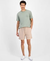 Sun + Stone Sunwashed 6" Shorts, Exclusively at Macy's