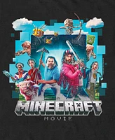 Fifth Sun Men's Minecraft Movie Adventure Gang Short Sleeve T-Shirt