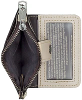 Patricia Nash Cassis Id Small Printed Leather Wallet
