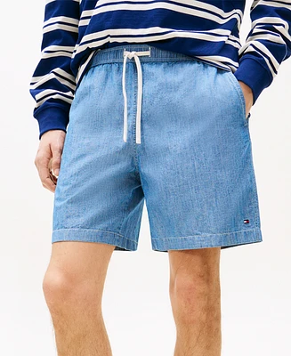 Tommy Hilfiger Men's Mercer Chambray 7" Shorts