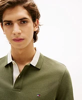Tommy Hilfiger Men's Regular-Fit Contrast-Collar Polo Shirt