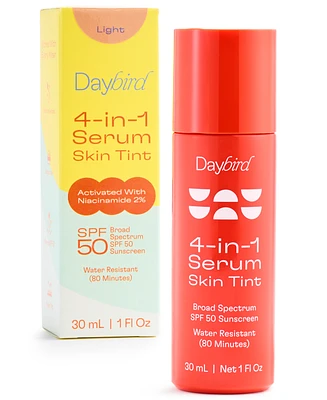 Daybird 4-In-1 Serum Skin Tint Spf 50, 1 oz.