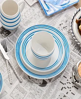 Certified International Dockside 4-Pc. Ice Cream Bowls, Service For 4
