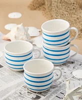 Certified International Dockside Jumbo 4-Pc. Chowder Bowls, Service For 4