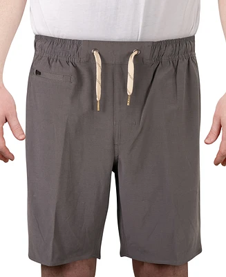 Vintage 1946 Men's Heathered Micro Shadow Windjammer Performance 9" Shorts