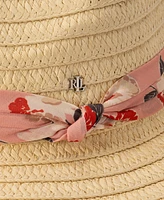 Lauren Ralph Fabric Band Fedora Hat