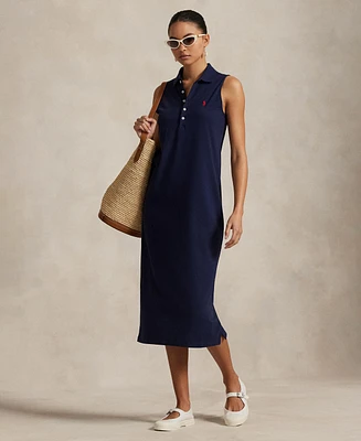 Polo Ralph Lauren Women's Stretch-Cotton Sleeveless Dress