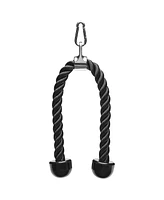 Sunny & Health Fitness Tricep Push Down Non-Slip Rope Cable Attachment 27 Inches