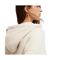 Cotton On Women's Classic Fleece Oversized Zip Through Hoodie