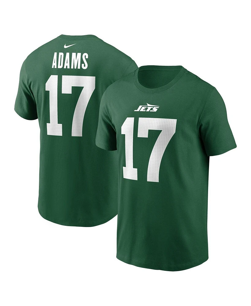 Nike Men's Davante Adams Green New York Jets Name Number T-Shirt