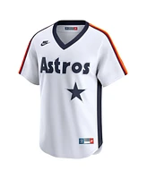 Nike Men's Nolan Ryan White Houston Astros Throwback Cooperstown Collection Limited Jersey