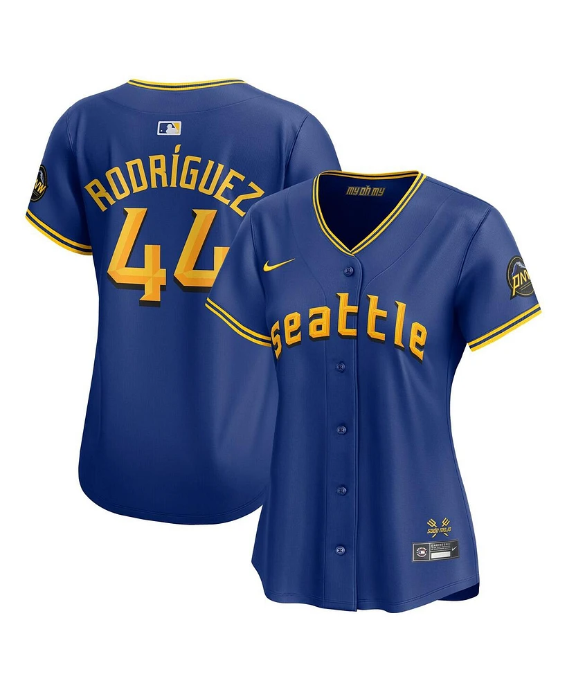 Nike Women's Julio Rodriguez Royal Seattle Mariners City Connect Limited Jersey