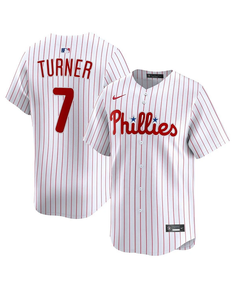 Nike Men's Trea Turner White Philadelphia Phillies Home Limited Player Jersey