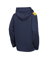 Nike Big Boys and Girls Navy Milwaukee Brewers Authentic Collection Performance Pullover Hoodie