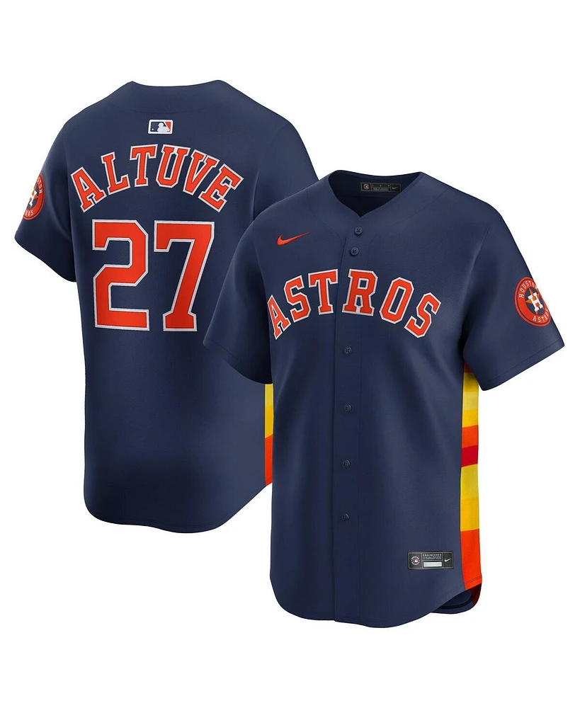 Nike Men's Jose Altuve Navy Houston Astros Alternate Limited Player Jersey