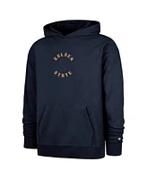'47 Brand Men's Navy Golden State Warriors 2024/25 City Edition Double Crossover Foundation Pullover Hoodie