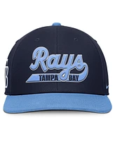 Nike Men's Navy/Light Blue Tampa Bay Rays Pro Performance Snapback Hat