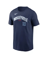 Nike Men's Shota Imanaga Navy Chicago Cubs Fuse Name Number T-Shirt