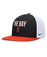 Nike Men's Black/Orange San Francisco Giants Pro Trucker Snapback Hat