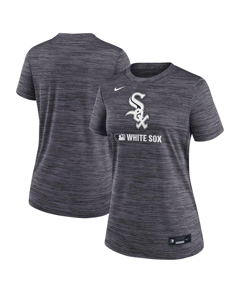 Nike Women's Black Chicago White Sox Authentic Collection Velocity Performance T-Shirt