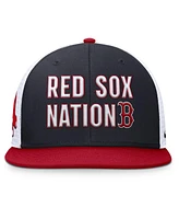 Nike Men's Navy/Red Boston Red Sox Pro Trucker Snapback Hat