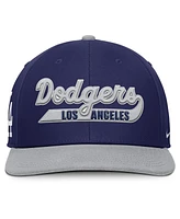 Nike Men's Navy/Gray Los Angeles Dodgers Pro Performance Snapback Hat