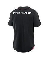 Fanatics Men's Black Inter Miami Cf Injury Time Baseball Jersey