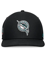 Nike Men's Black Florida Marlins Pro Performance Snapback Hat