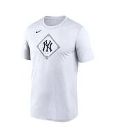Nike Men's White New York Yankees Icon Legend Performance T-Shirt